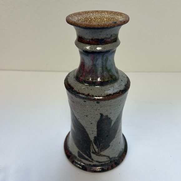Studio Pottery Vase/candle holder/crafted style of the Leach Pottery trad - Picture 2 of 7